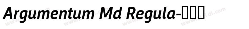 Argumentum Md Regula字体转换